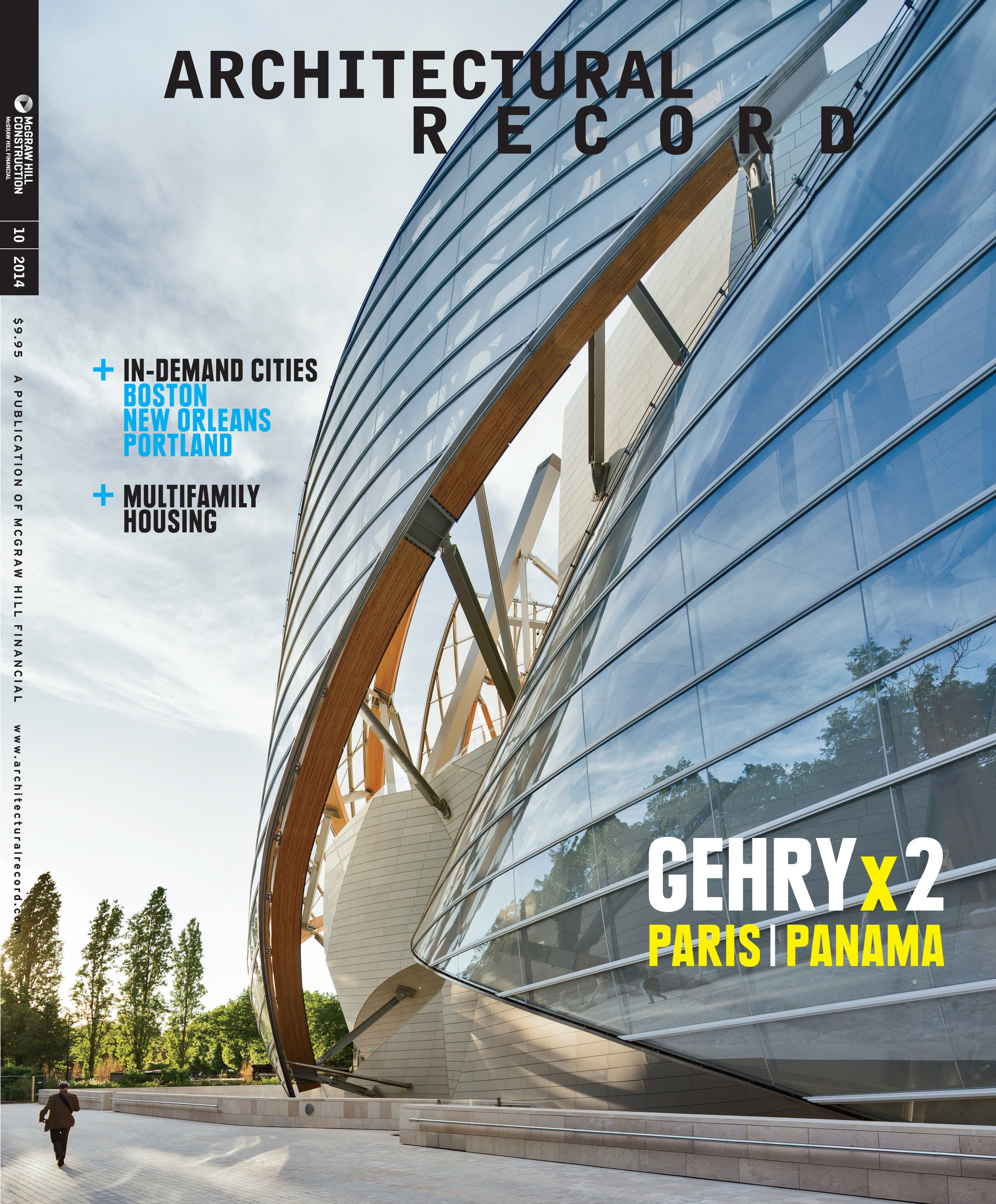 Architectural Record's October Covers Feature Frank Gehry's New Museums