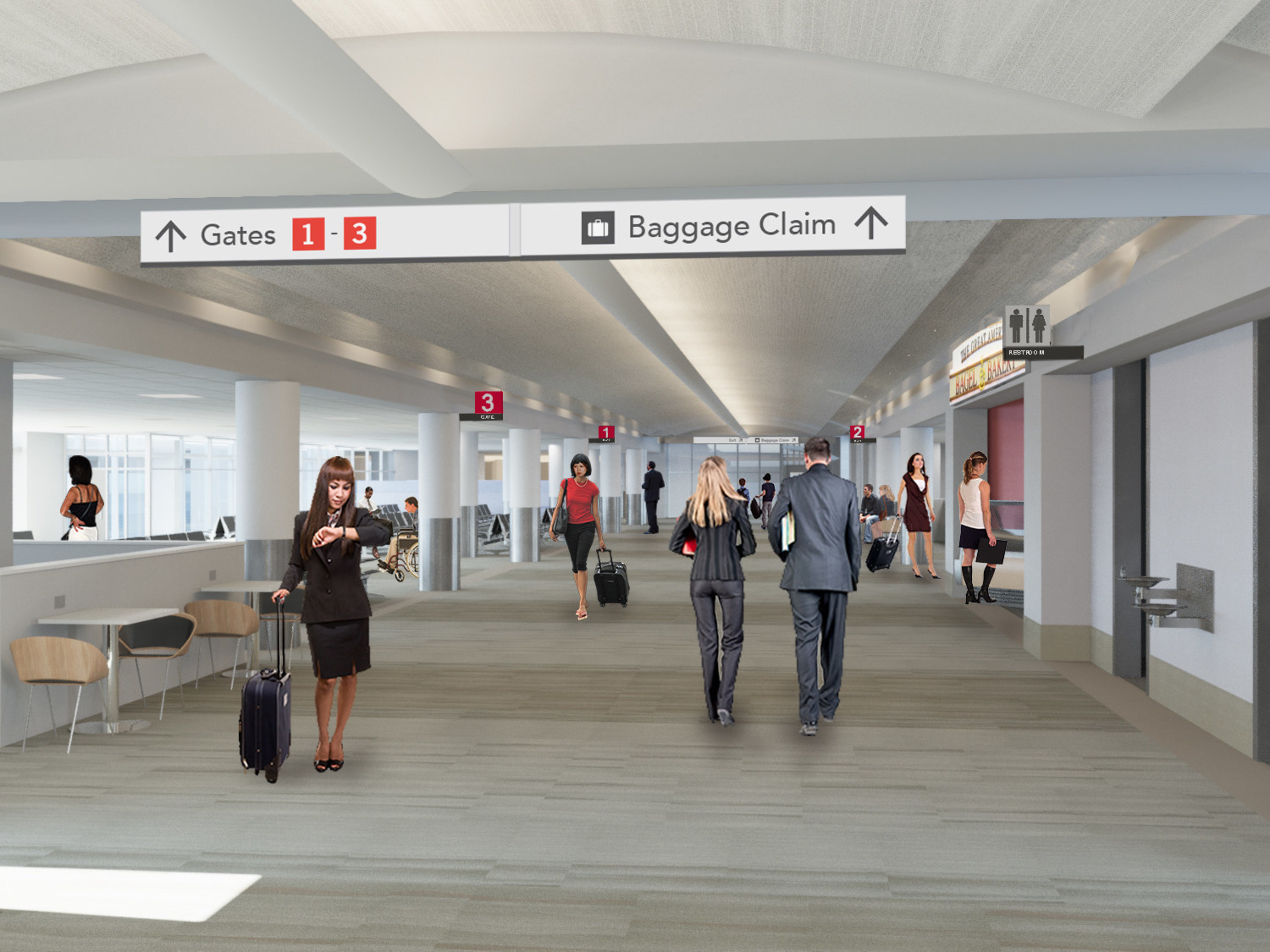 Clinton National Airport Begins Extensive Concourse Renovation