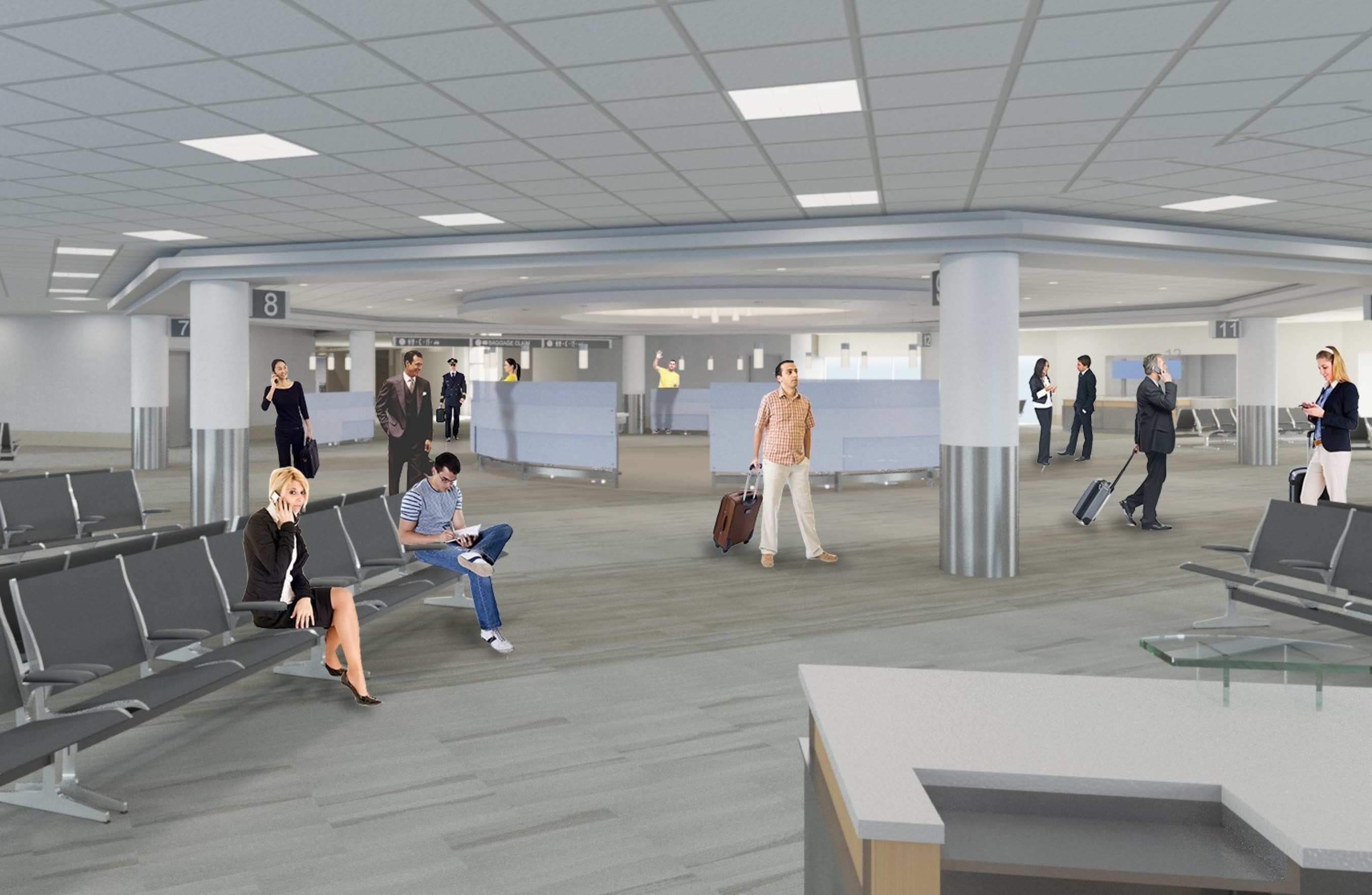 Clinton National Airport Begins Extensive Concourse Renovation
