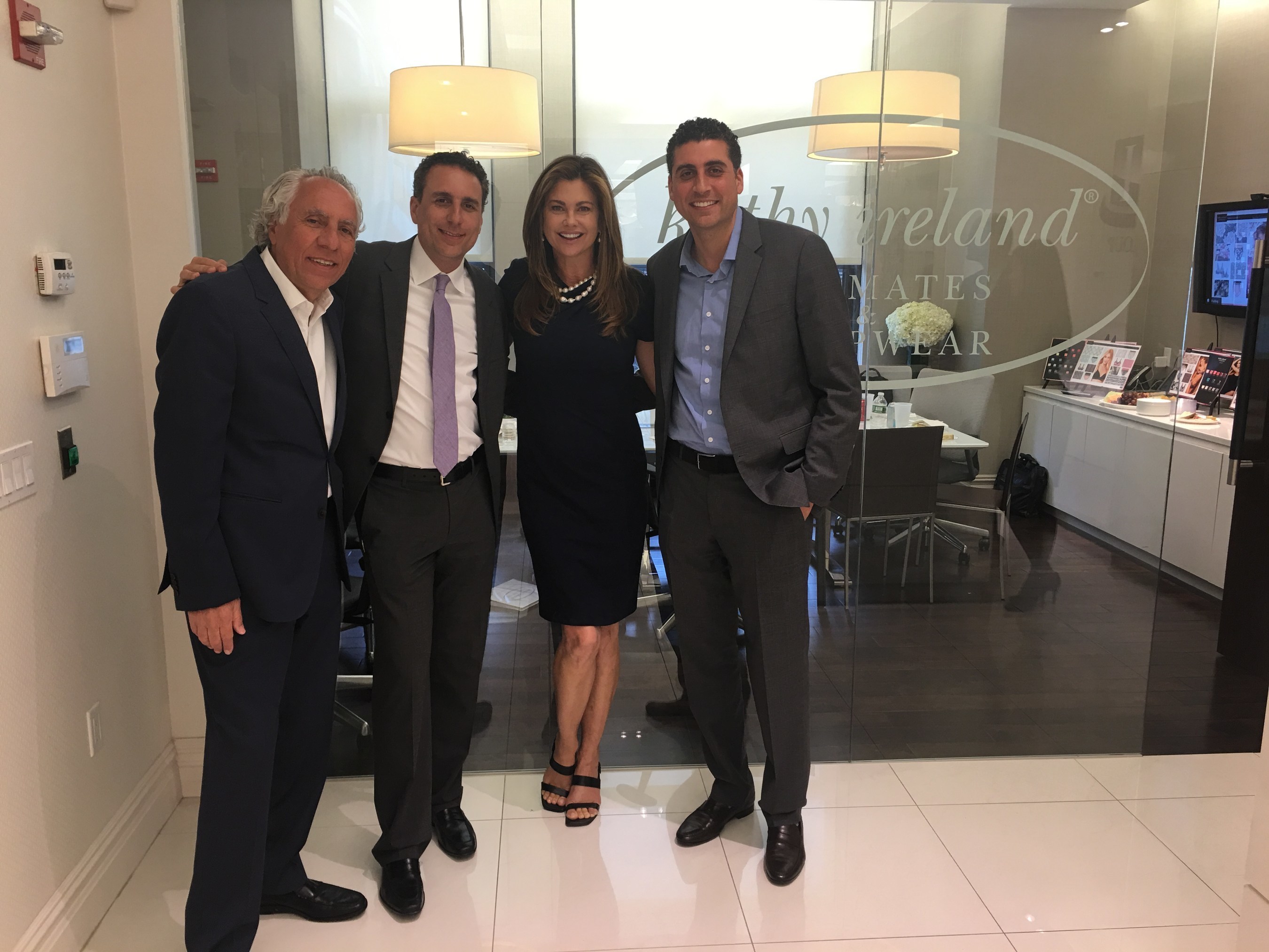 kathy ireland® Worldwide And PPI Apparel Group Celebrate The 100