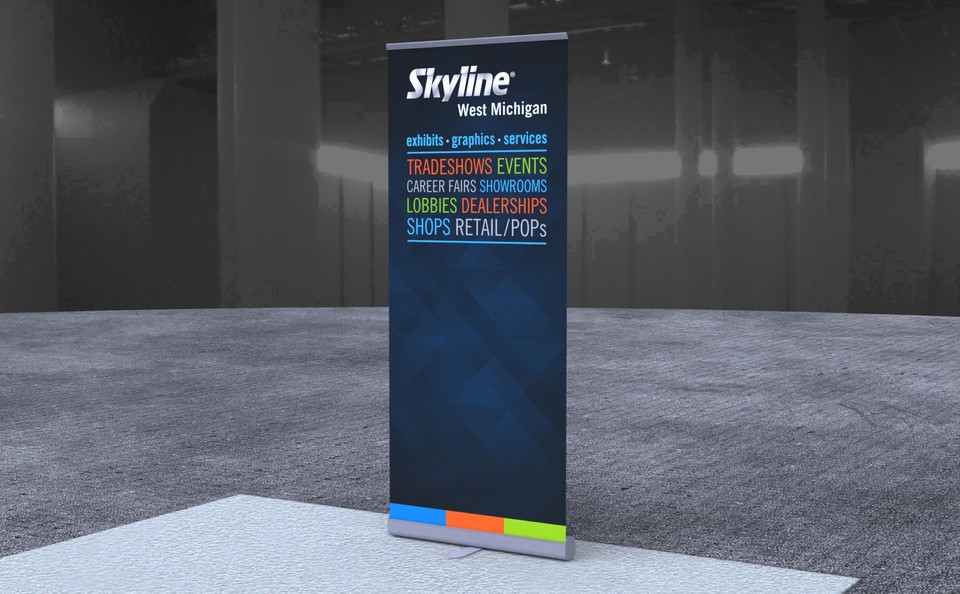 Skyline West Michigan Display Kit 3000R Bannerstand