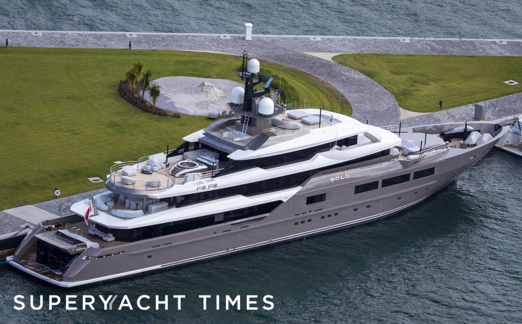 The 70m Tankoa superyacht Solo in Miami
