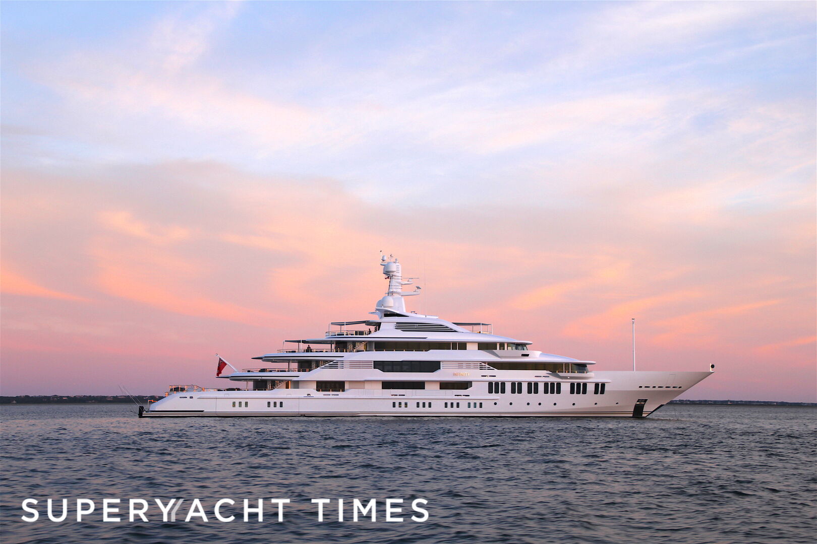 The Oceanco motor yacht Infinity in Nantucket