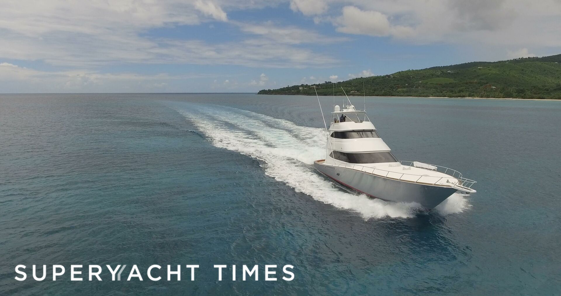 Viking Yachts’ 25m Shark Fin with new owner