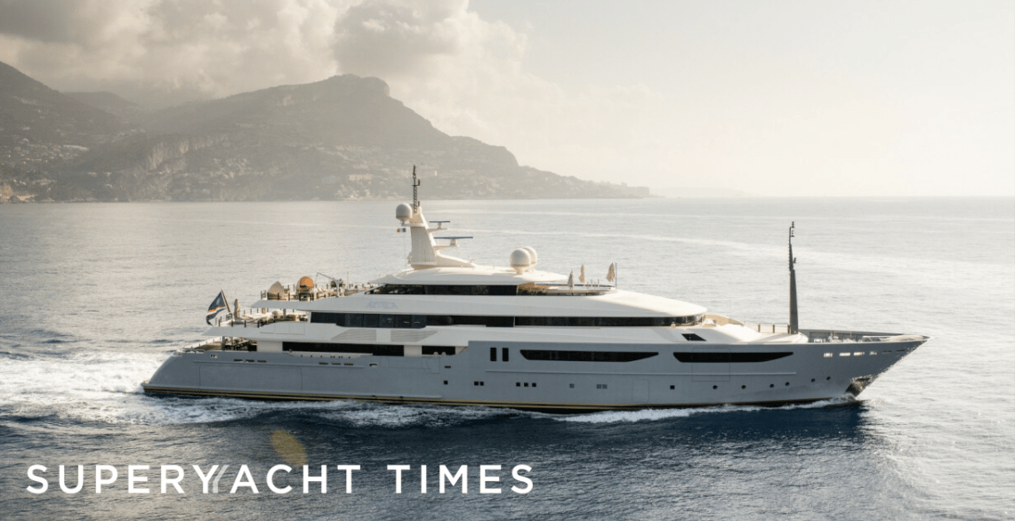 72m superyacht Azteca, listed for sale in cryptocurrency, has been sold