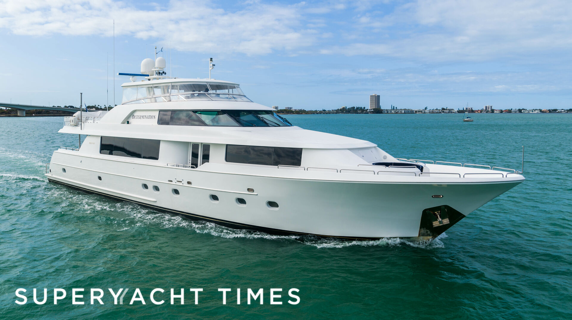 34m Westport motor yacht Determination II sold