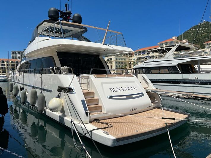 Black Gold Yacht 24m Sanlorenzo Superyacht Times