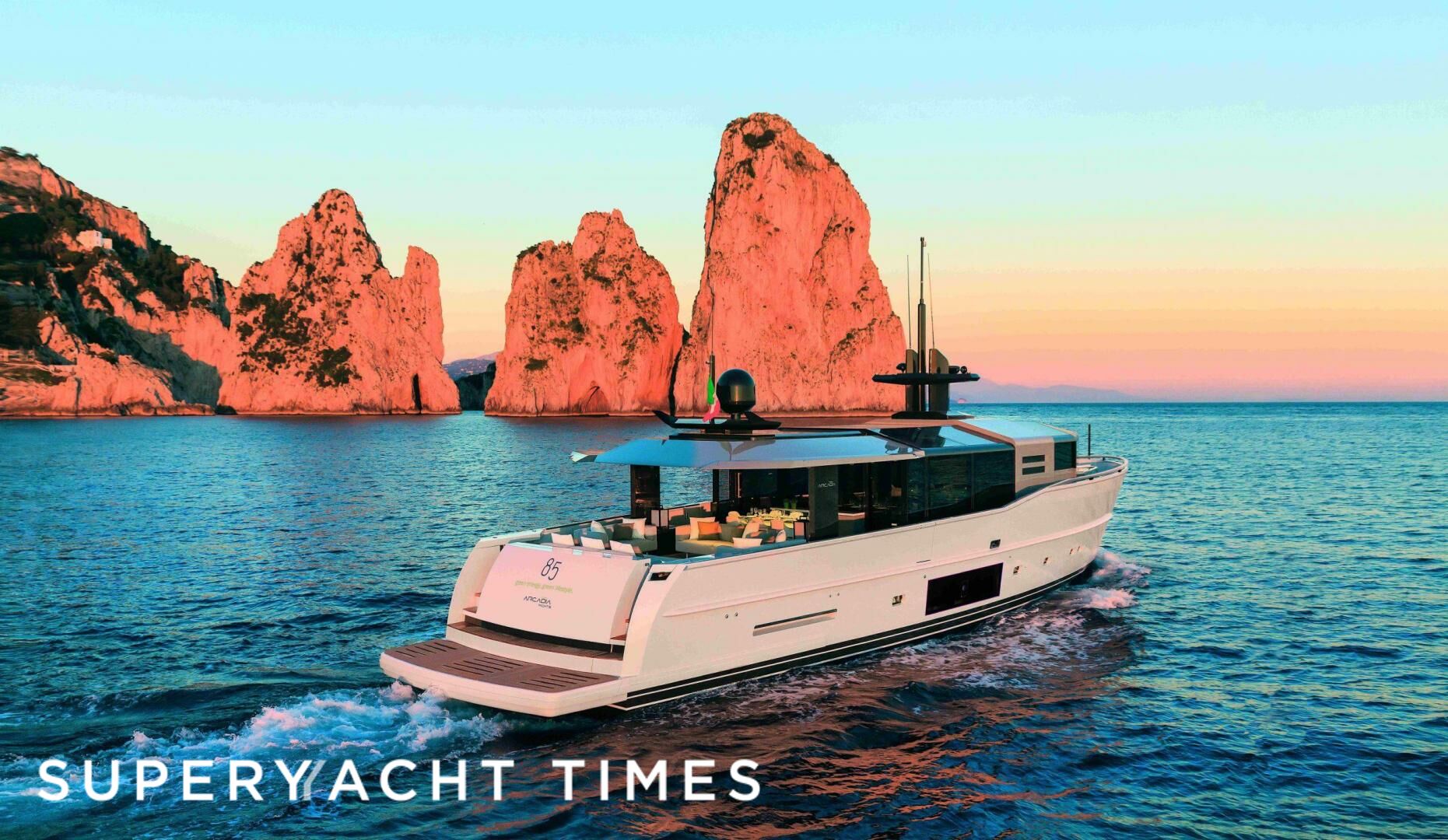 26m Arcadia A85 yacht Motek for sale