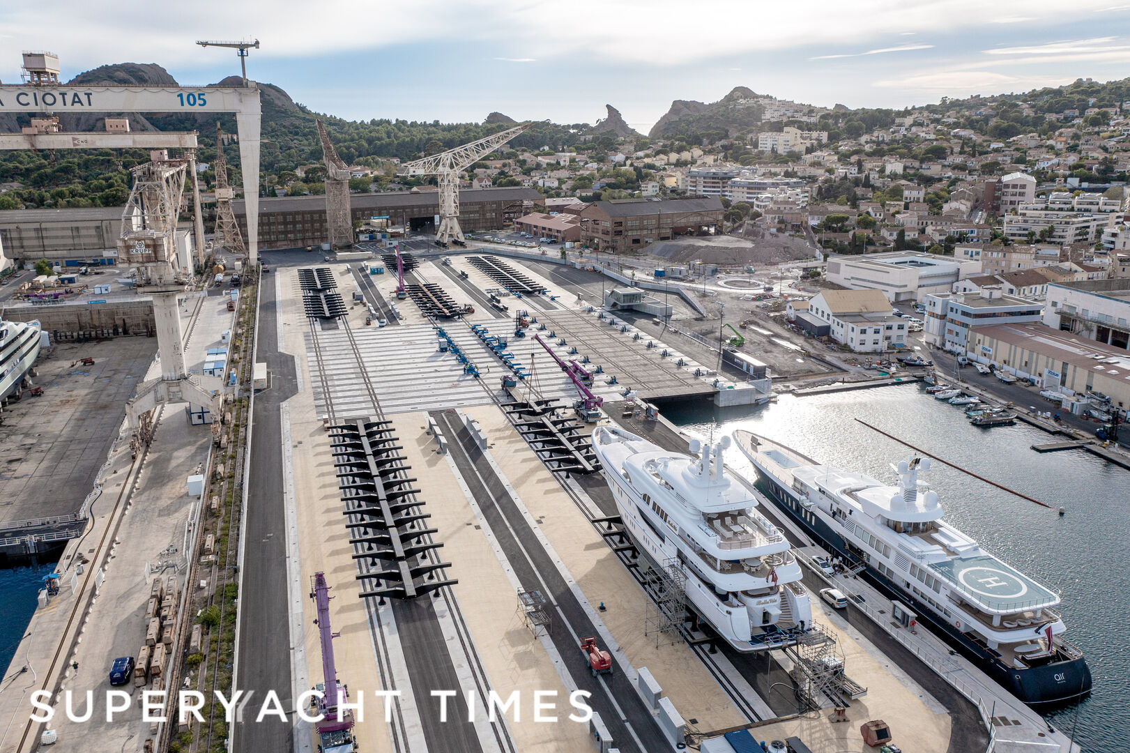 MB92 La Ciotat inaugurates its 4,300tonne shiplift, Atlas