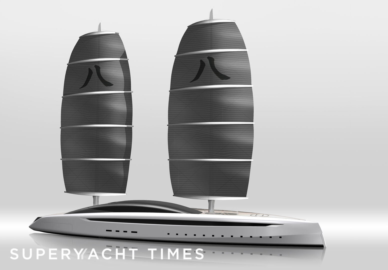 Introducing Double Luck The 88m sailing yacht concept from Lobanov