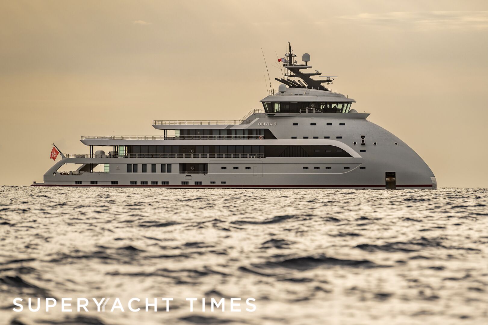 Ulstein’s XBow explorer yacht Olivia O in Malta