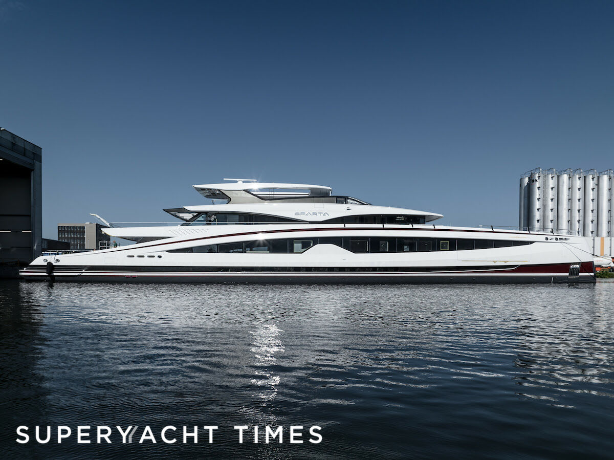 New images unveiled of 67m Heesen superyacht Sparta for sale