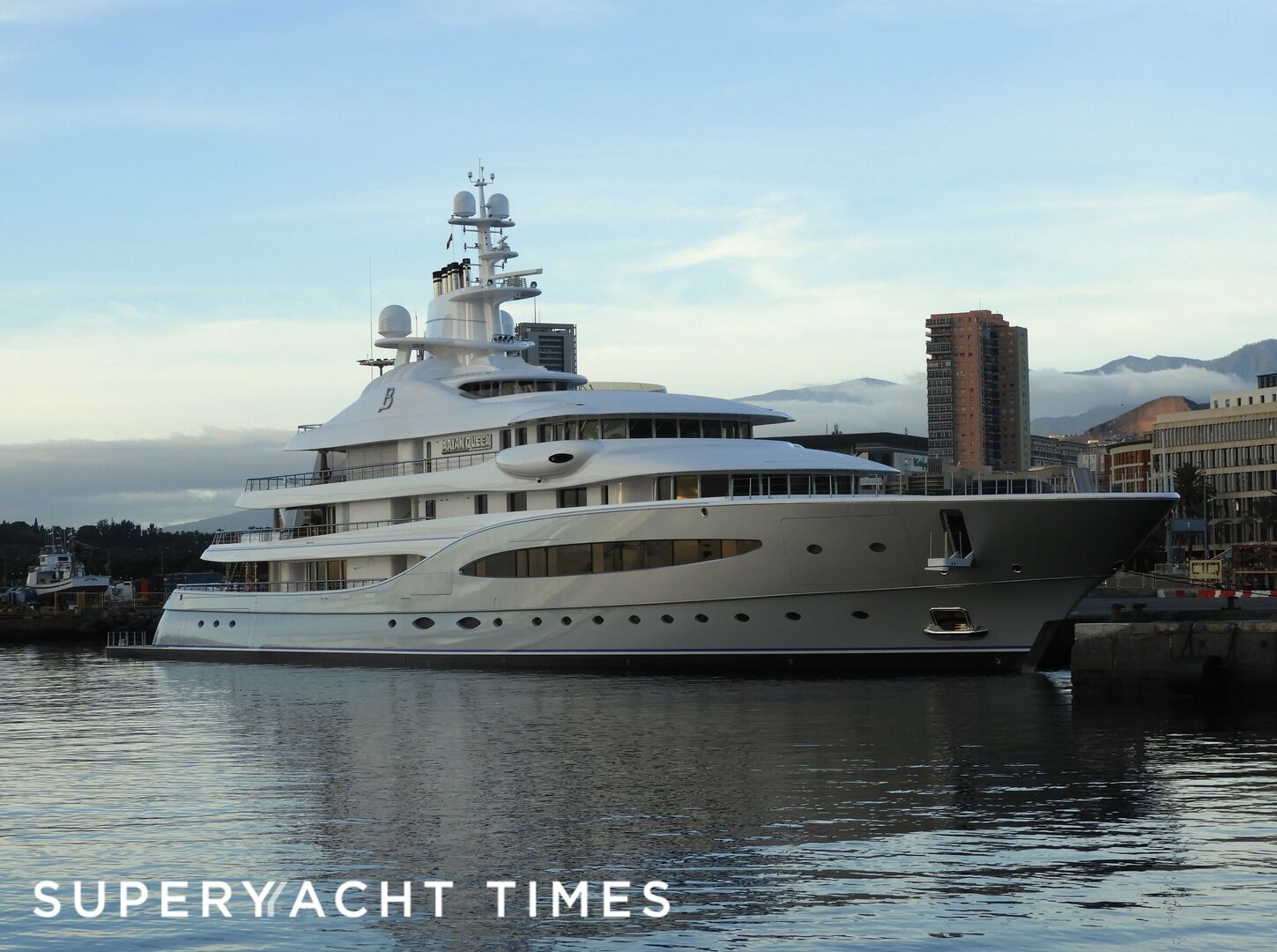 93m superyacht Mayan Queen IV in Tenerife