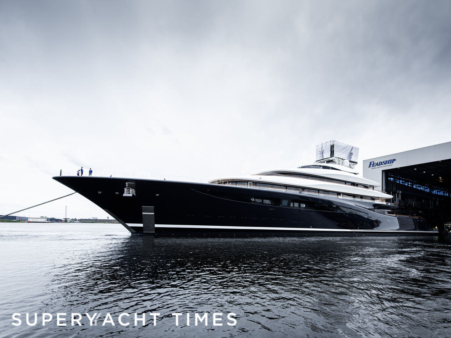 Feadship 821 119m hydrogen fuelcell yacht launched