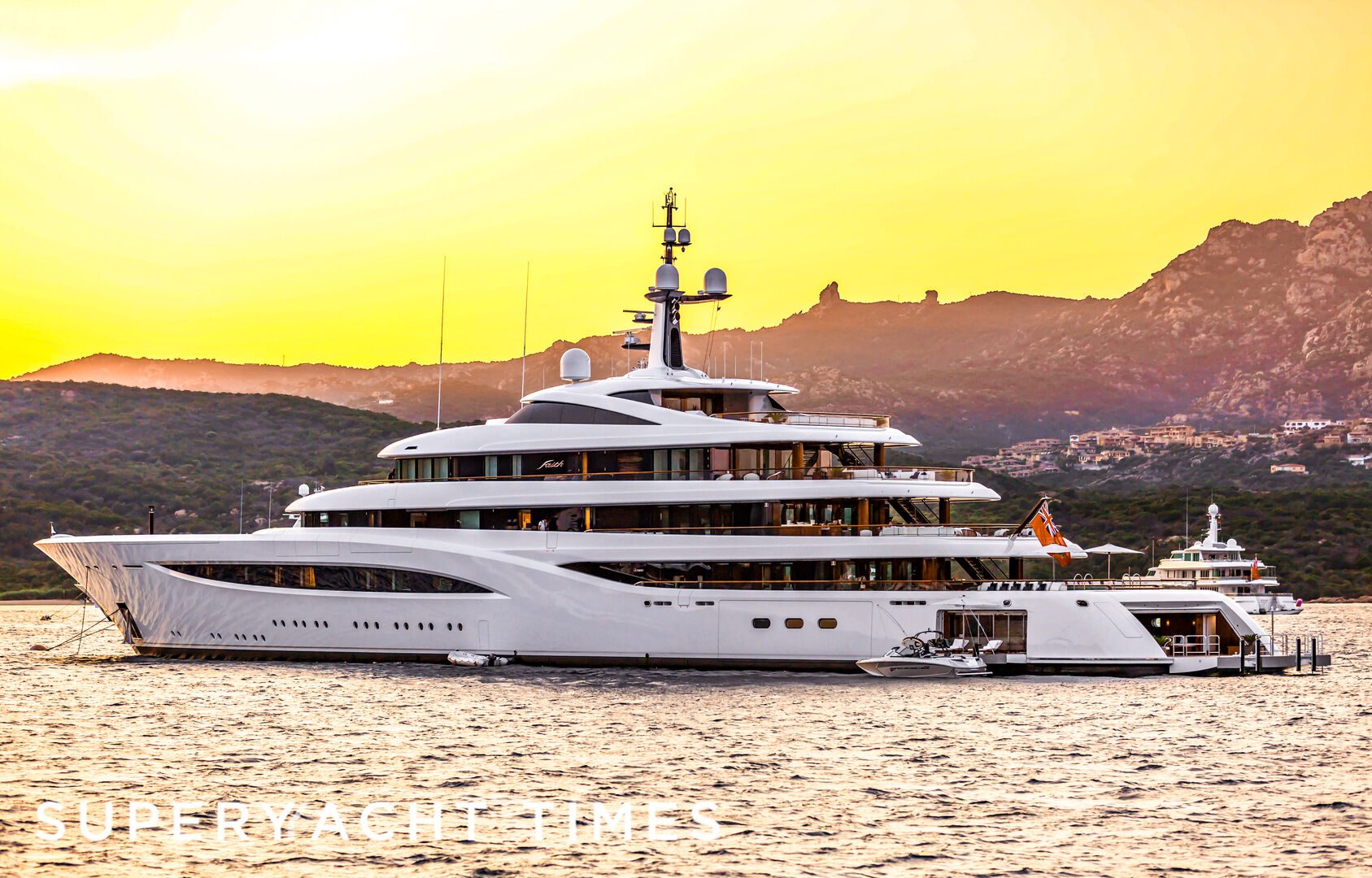 Superyacht Faith in Porto Cervo