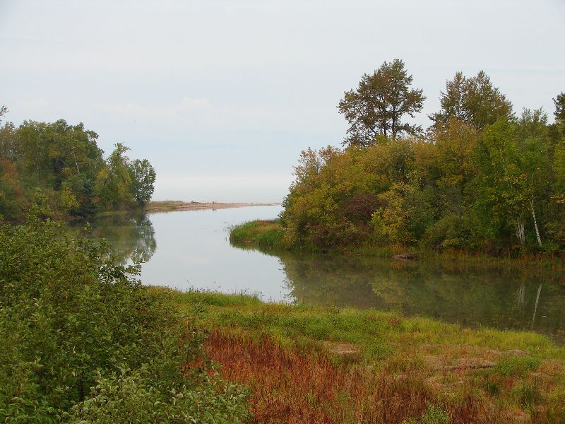 Day 17 Iron River joining Lake Superior (Duluth, USA