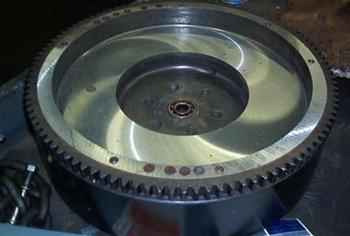 Used Farm Tractors for Sale: John Deere 435 Flywheel (2003-11-12