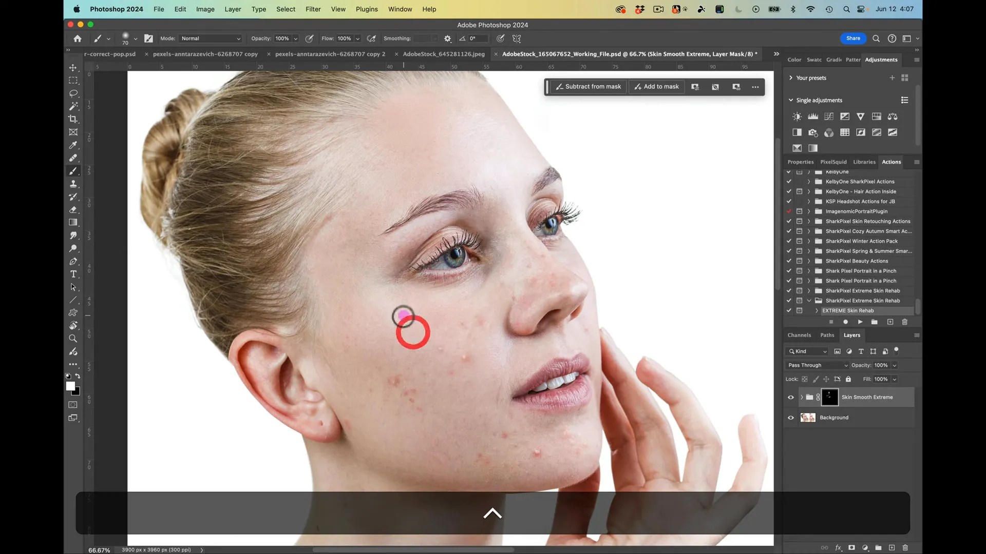 How to Smooth Skin in Tutorial