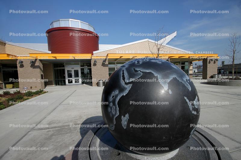 City Hall, Tulare, Tulare County, Globe, Sphere Images, Photography