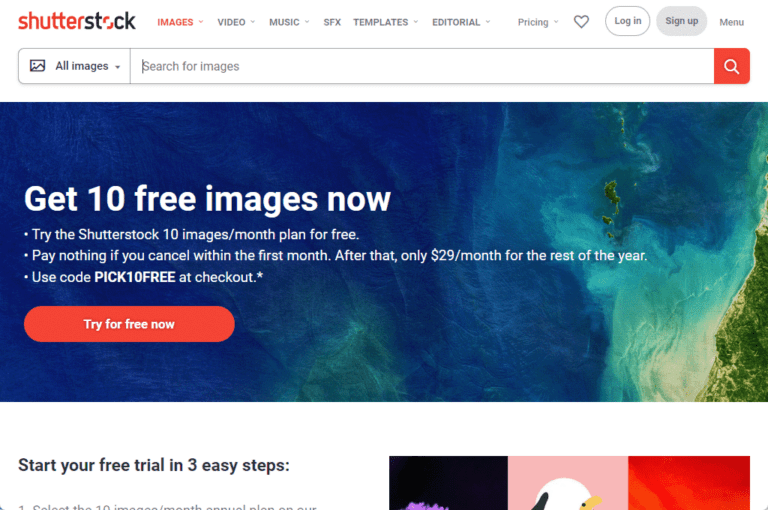 How to Get Shutterstock Free Trial? (10 Free Images)