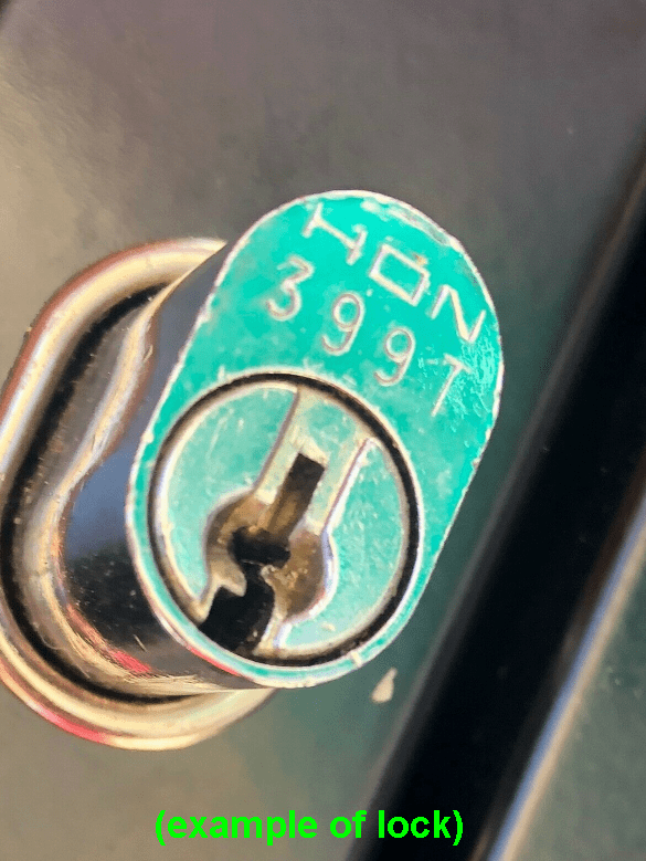 Hon File Lock Cylinder Matttroy