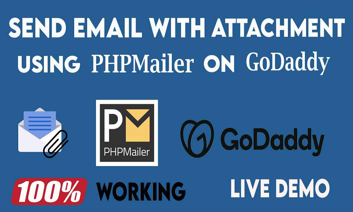 Send Email with Attachment using PHPMailer on GoDaddy PHP GURU