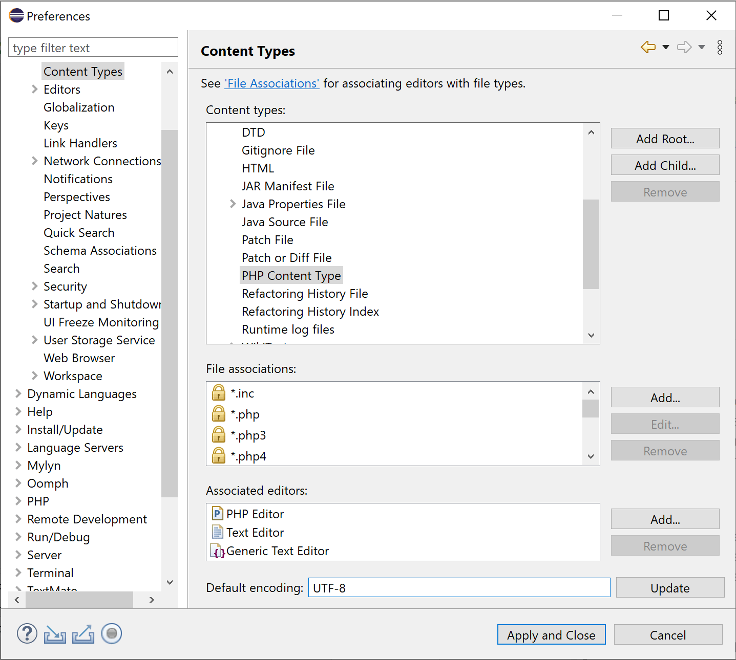 Setting the file encoding to UTF8 in text editors and IDEs