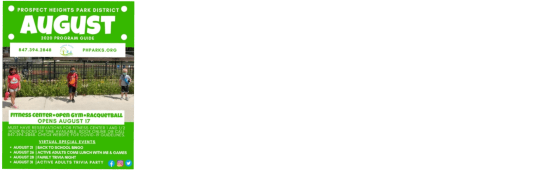 Prospect Heights Park District Explore Fun With Us!