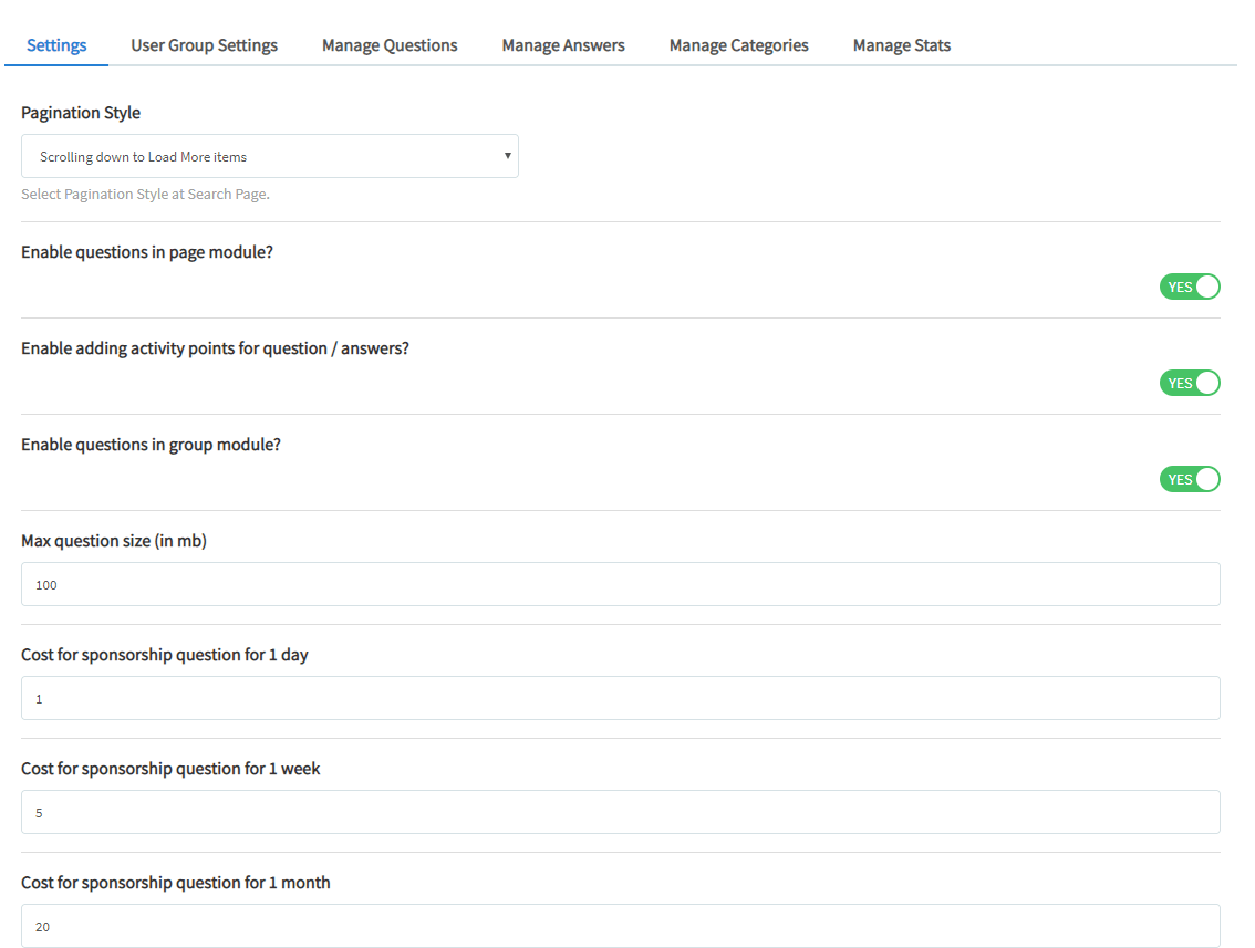 Question/Answers App phpFox Store