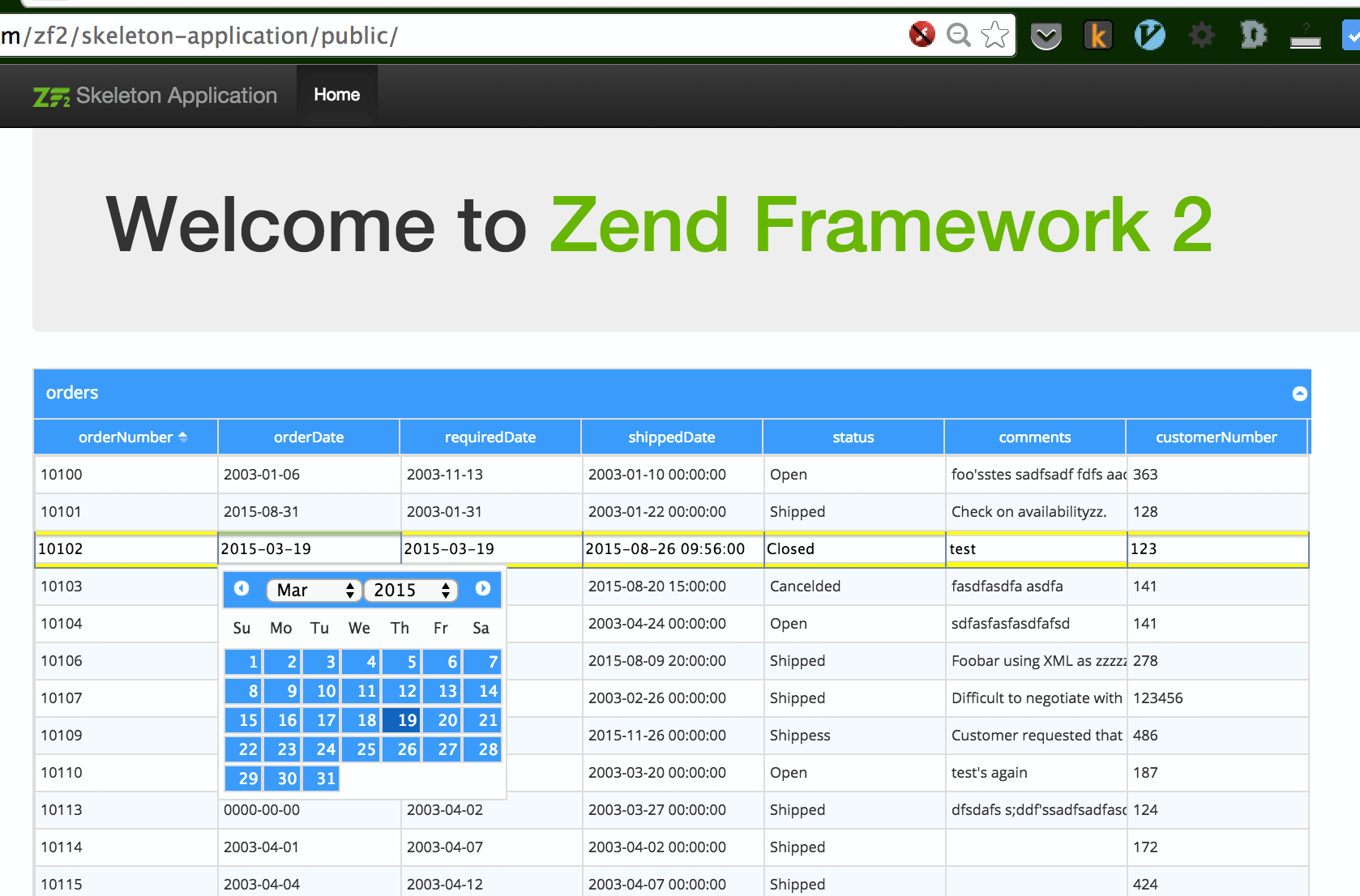 phpGrid and Zend Framework Integration phpGrid PHP Datagrid