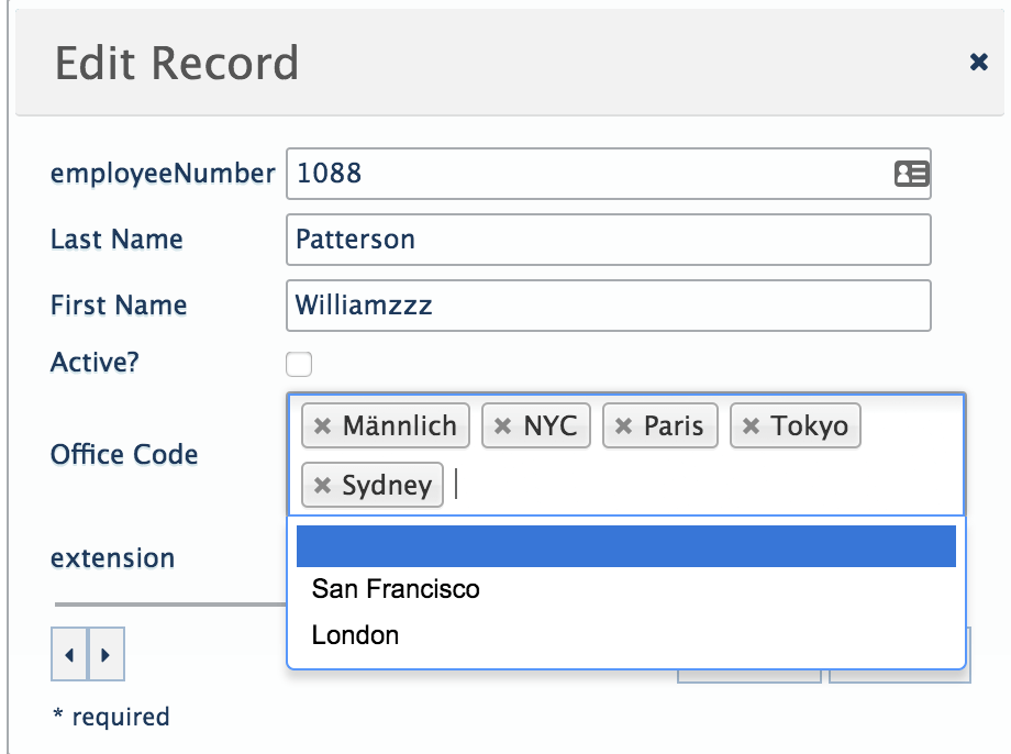 Tagging with phpGrid PHP Datagrid