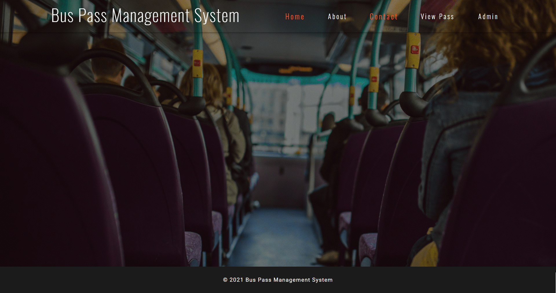 Bus Pass Management System in Php Bus Pass Management Project Using PHP