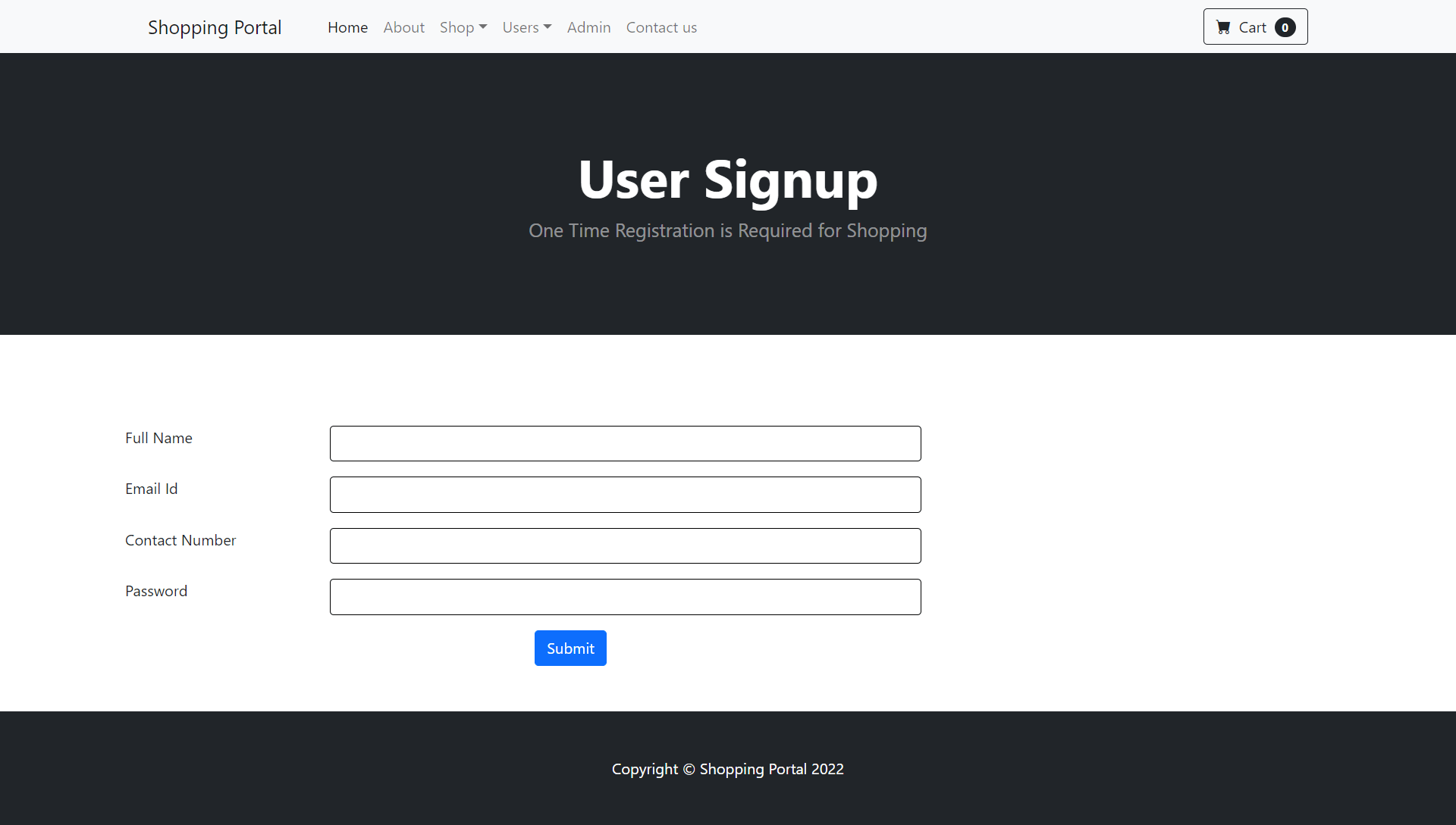 Online Shopping Portal Project Pro Version in PHP Download