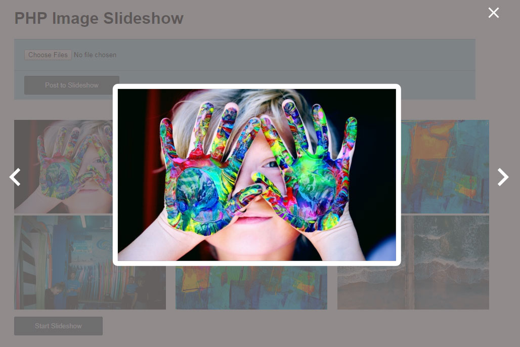 PHP Image Slideshow with jQuery using Multiple File Upload Phppot