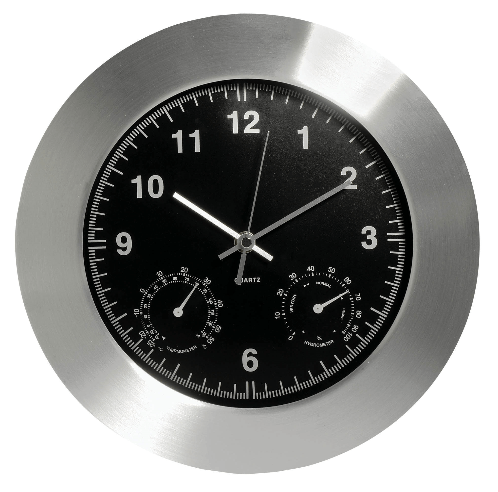 Eddingtons Weather Station Wall Clock with Hygrometer (humidity) and