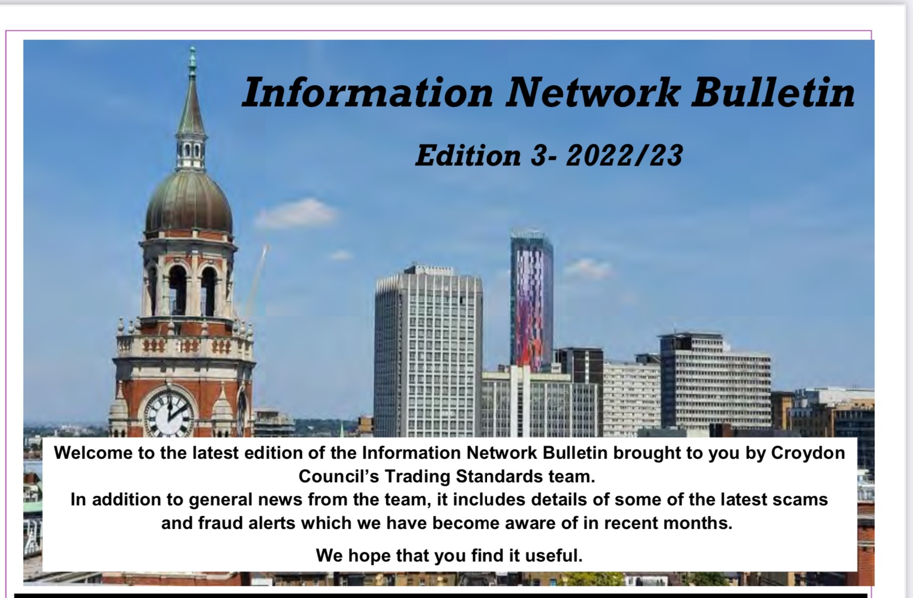 Trading Standards Bulletin March 2023 Parkhill Residents Association