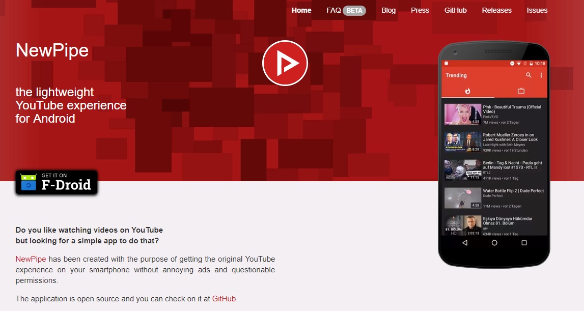 TubeMate أفضل 10 تطبيقات تنزيل فيديو أنبوب مثل TubeMate