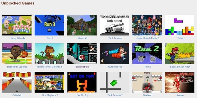 Unblocked Games Without Adobe Flash Player