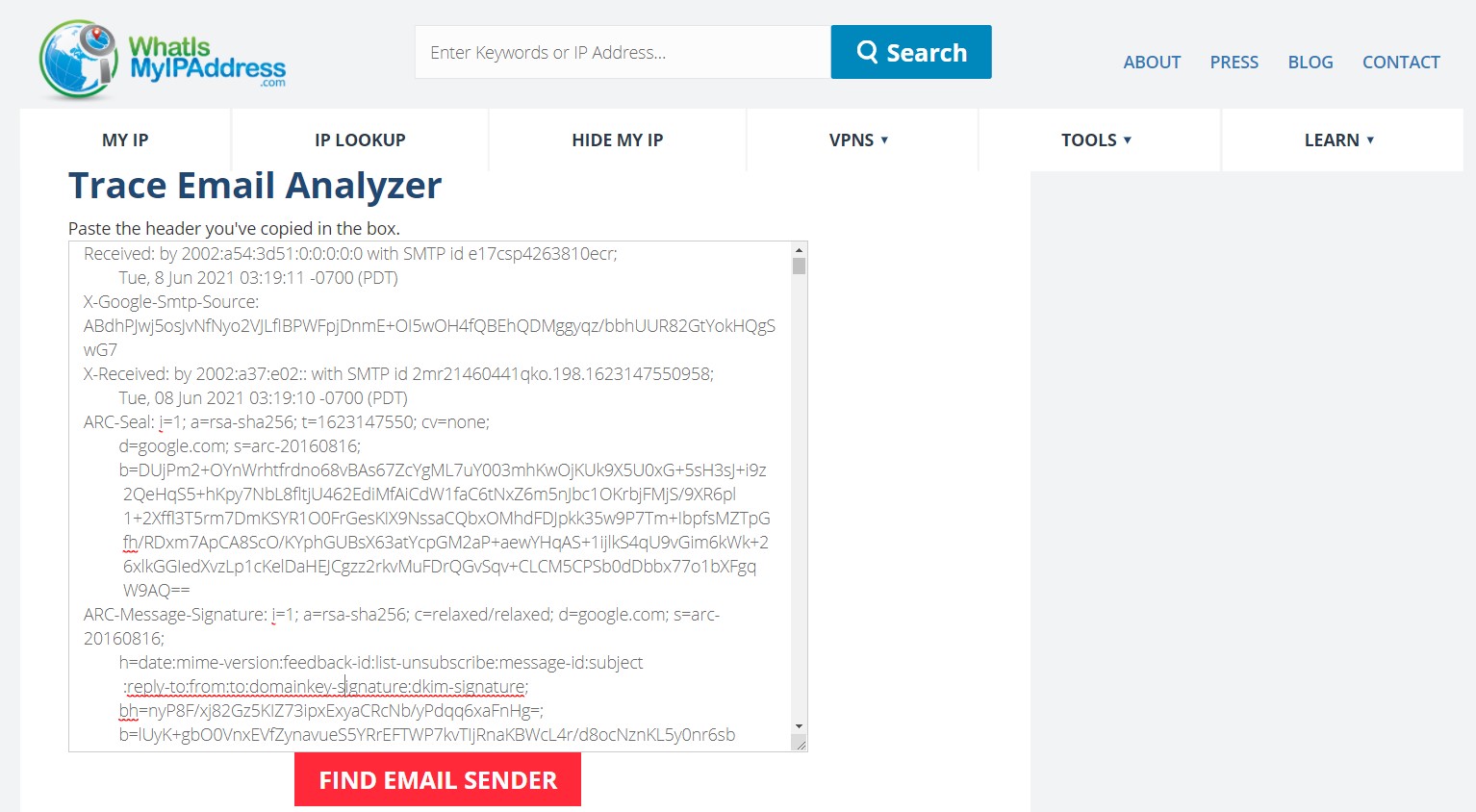 How to Trace Someone's IP Address in Gmail