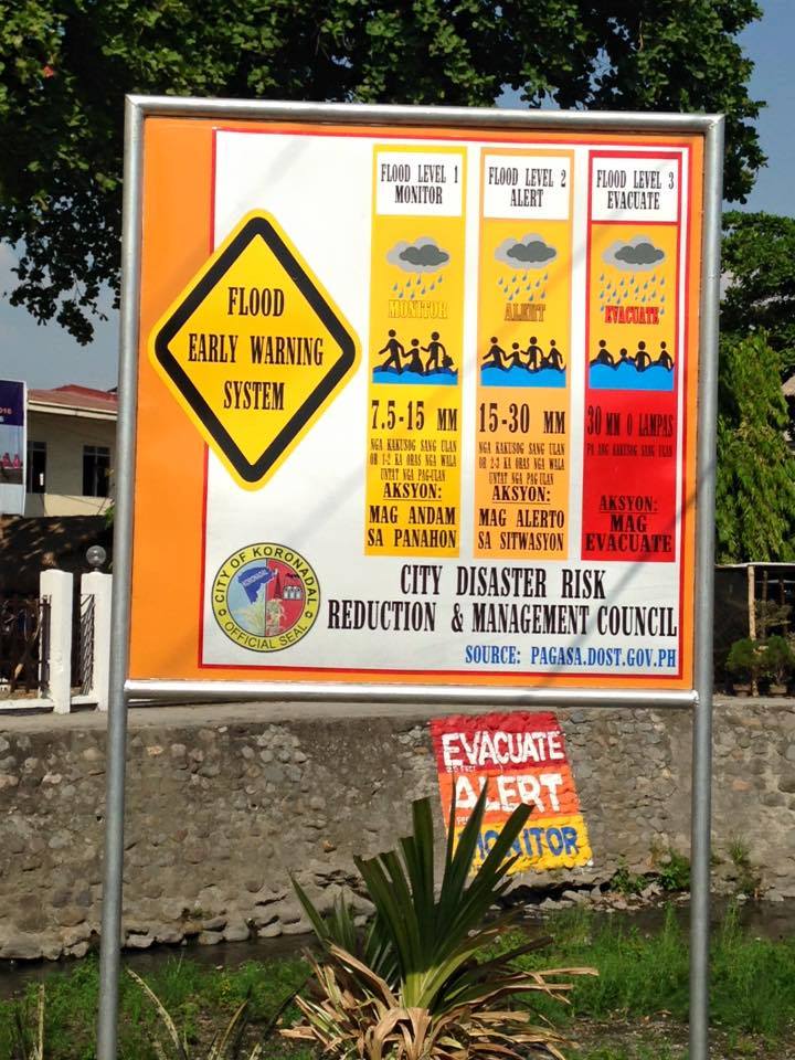 Early Warning Signage Tagum City