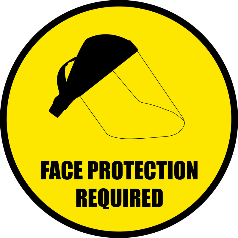Face Protection Required PHS Safety