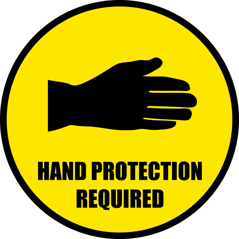 Hand Protection Required PHS Safety