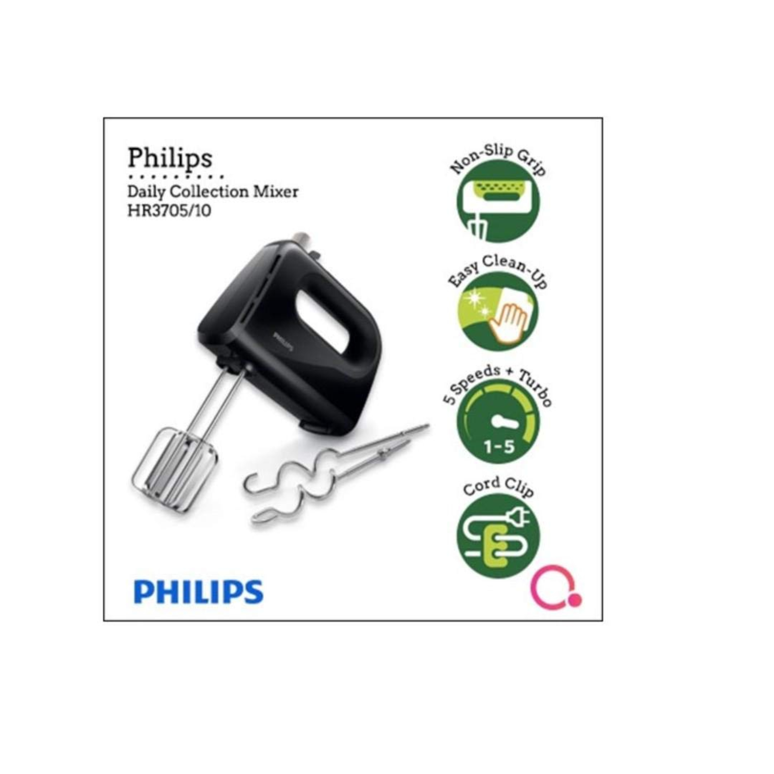 Philips HR3705/10 300Watt Hand Mixer , 2 year warrenty phukuli