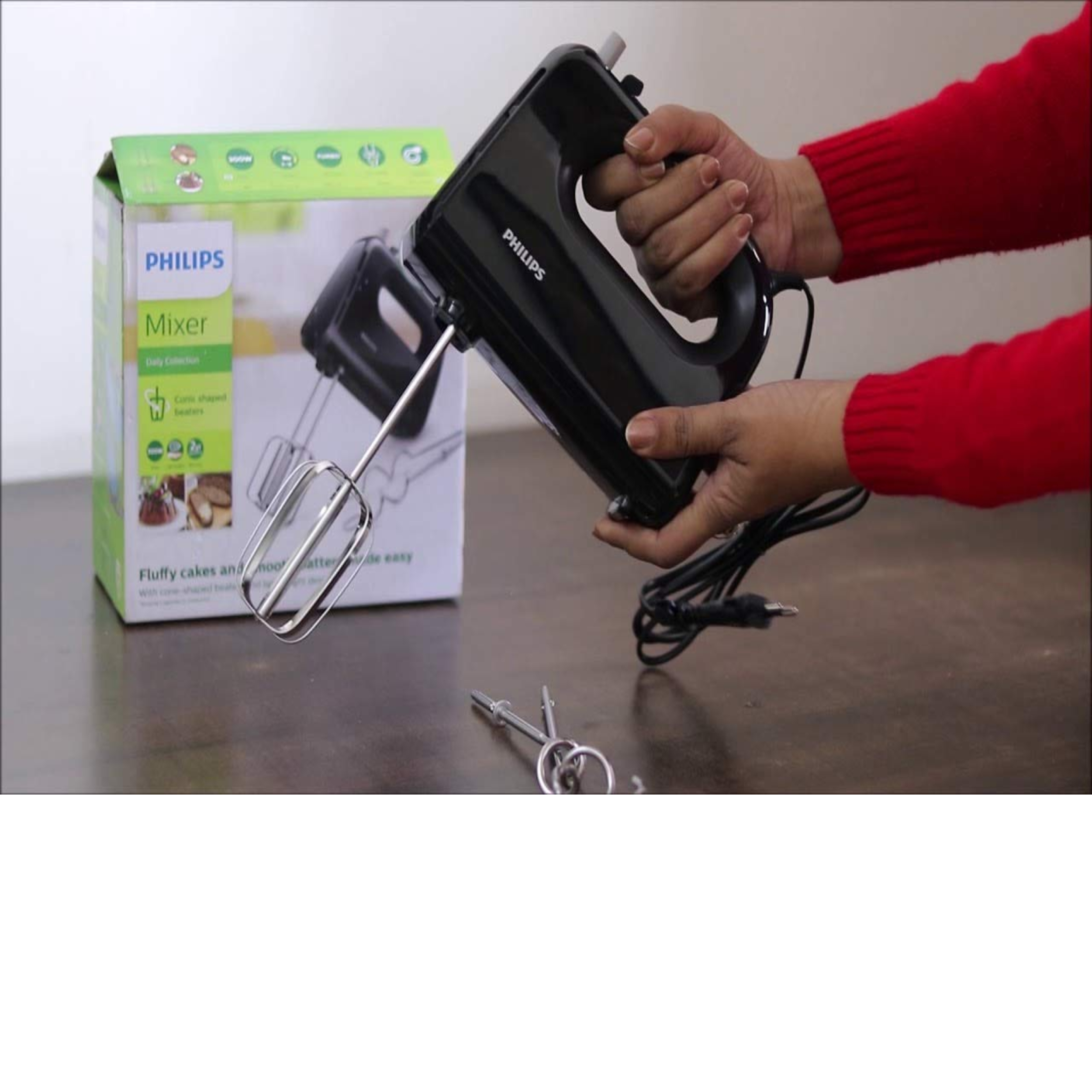 Philips HR3705/10 300Watt Hand Mixer , 2 year warrenty phukuli