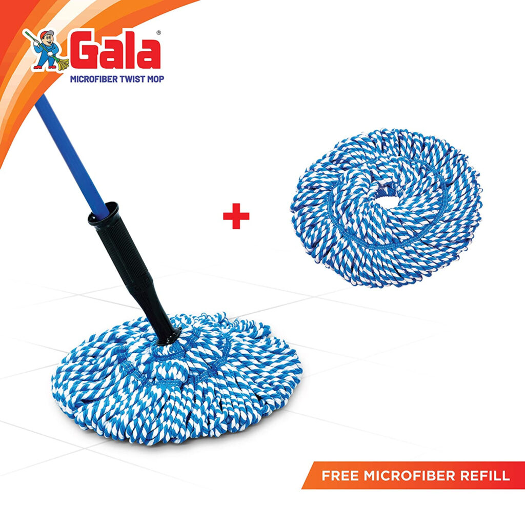 Gala No Dust Broom with Extendable Long Handle phukuli
