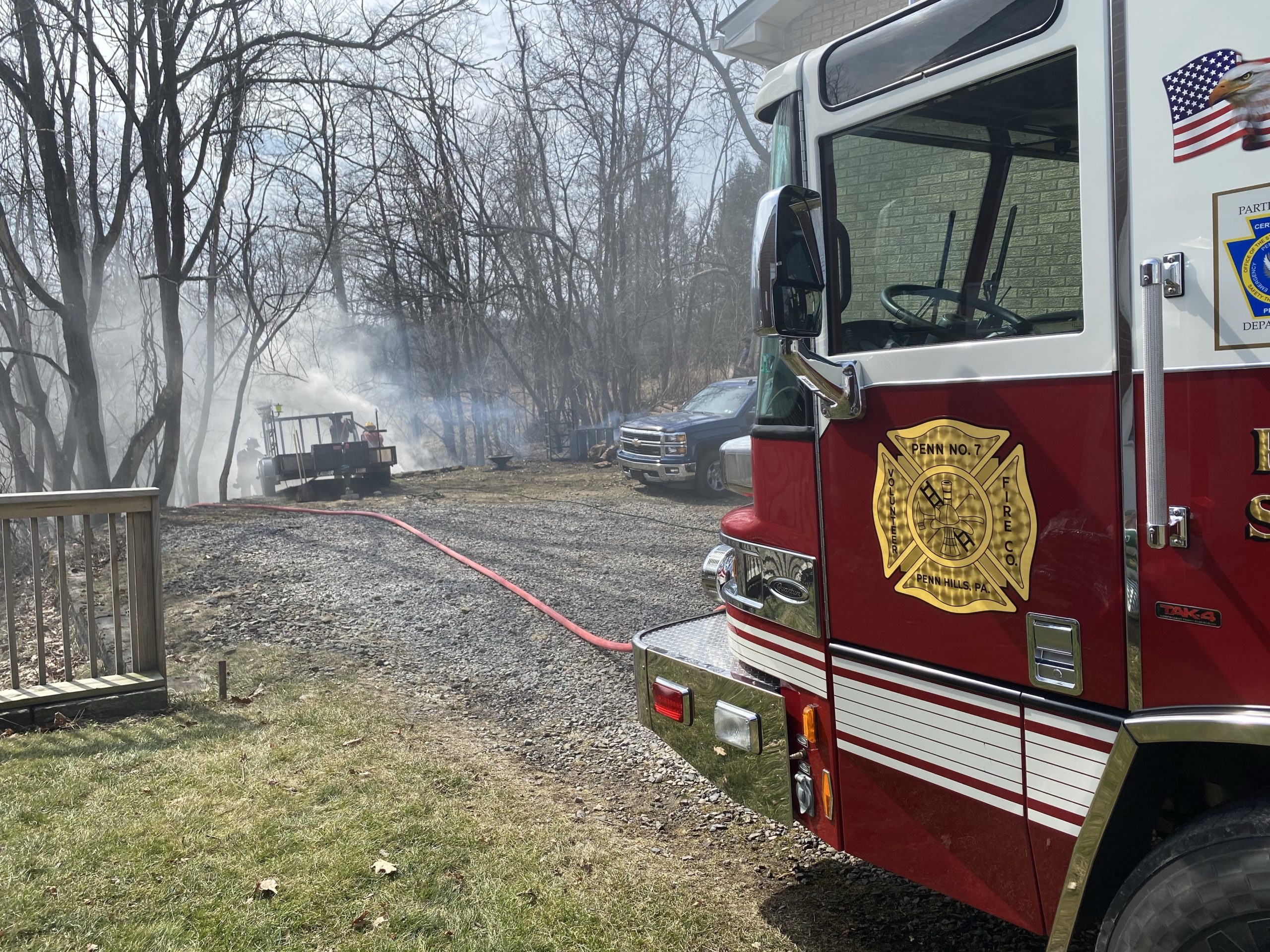 6300 Saltsburg Rd Brush Fire Penn Hills Fire Station 227