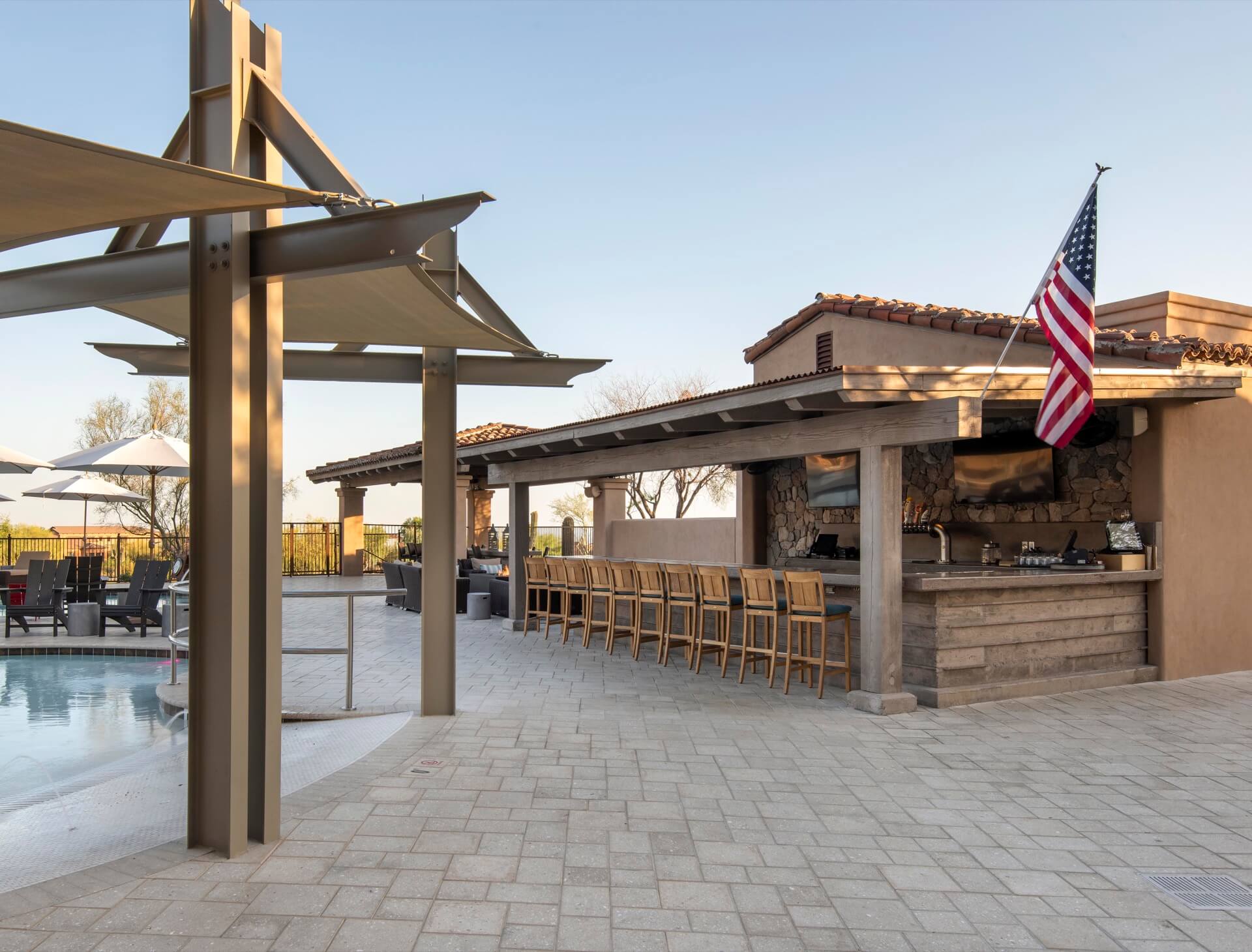 Pool side bar PHX Architecture