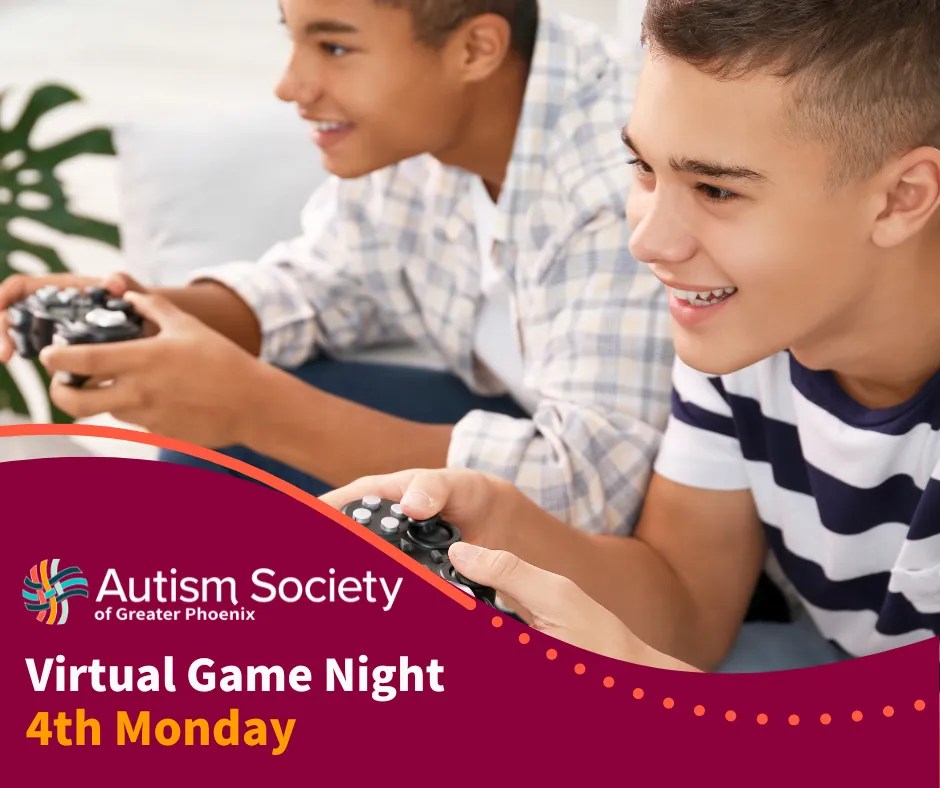 Virtual Game Night Autism Society of Greater Phoenix