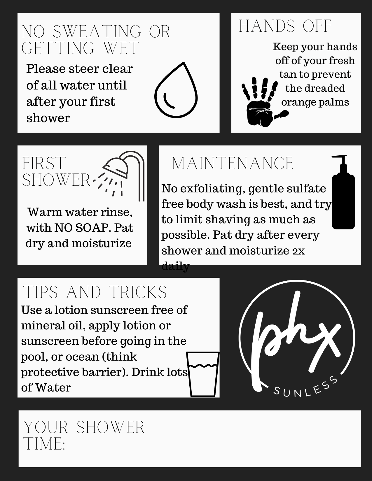 Tan Care and Aftercare Phx Sunless