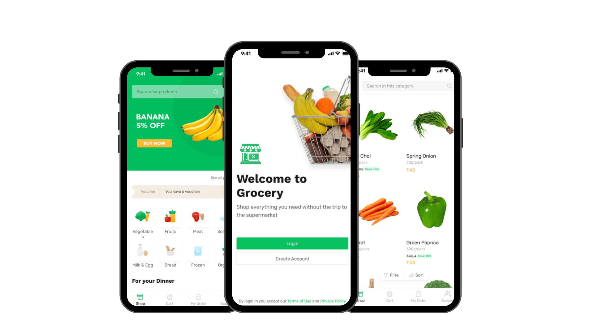Grocery App Get A Powerful  & Mobile Ordering App with Marketing..
